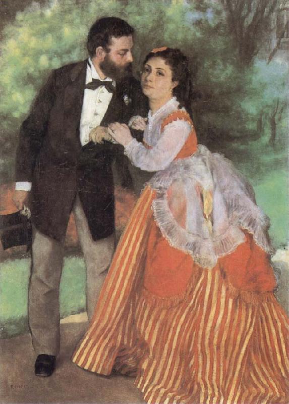 Pierre-Auguste Renoir The Painter Sisley and his Wife Germany oil painting art